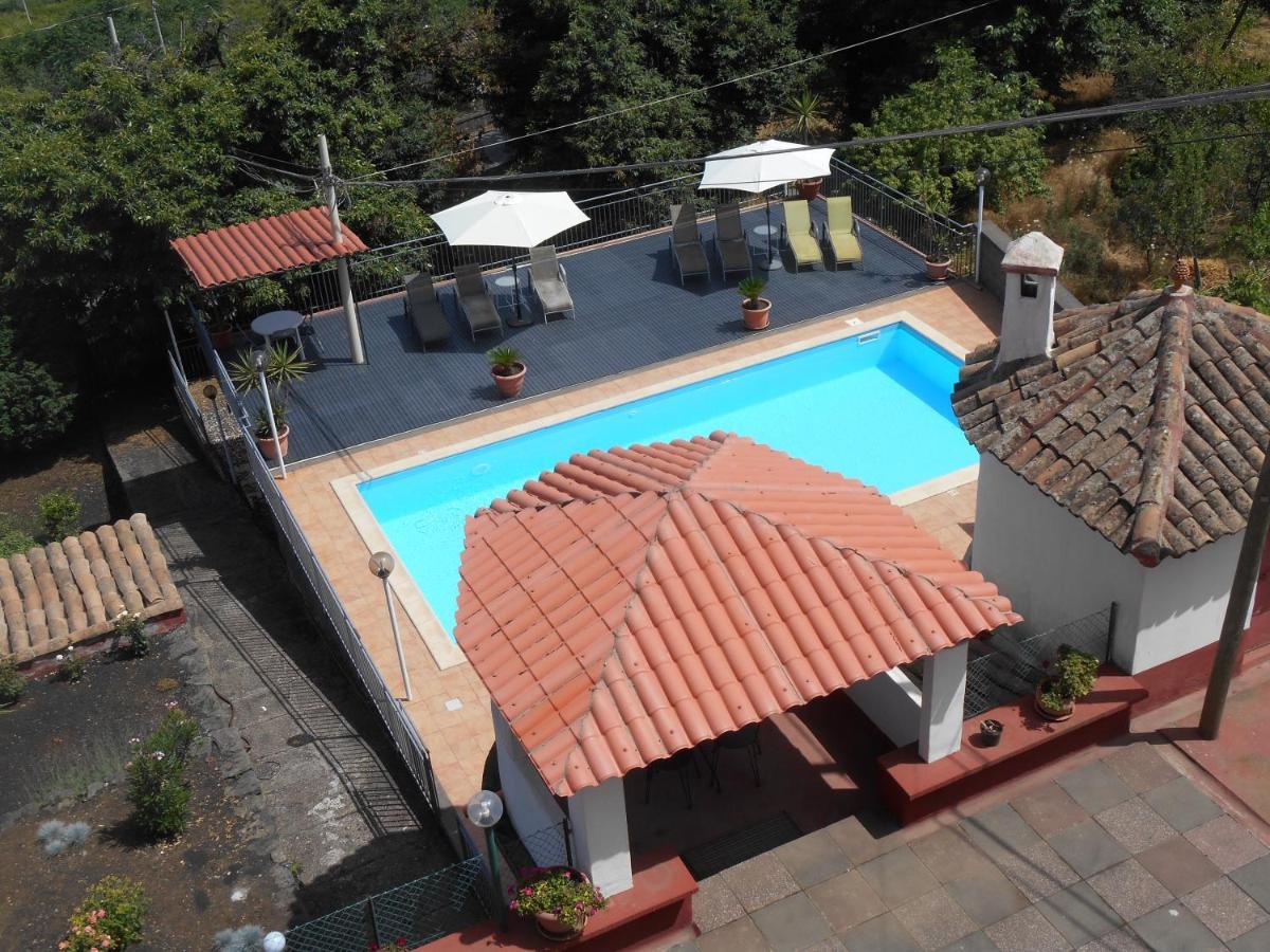 Al Villino Sunshine In Villa Con Piscina Ed Idromassaggio SantʼAlfio Exterior foto